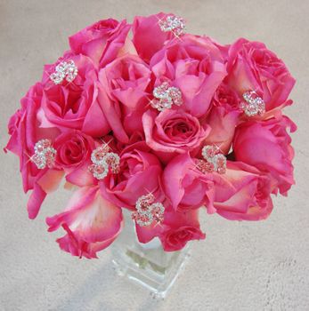 Bouquet Jewelry Swirls with Pink Accent