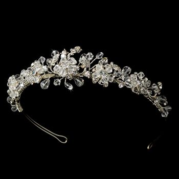 Silver Clear Swarovski Bridal Tiara