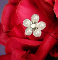 Gold or Silver Elegant Pearl & Flower Bundle